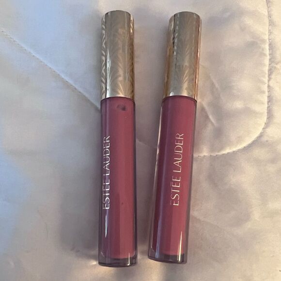 Estee Lauder 2024 Limited Edition Lip Gloss PINK PERSUASION - NWOB - Set of 2 - Picture 2 of 3